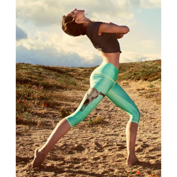 Teeki “Deer Medicine Goddess Capri Teal” - Picture 1 of 4